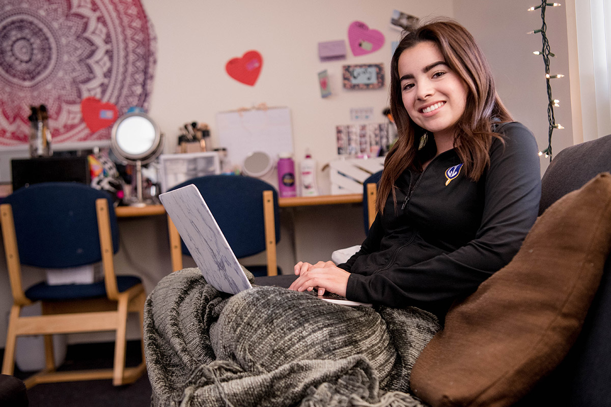 Residence hall room